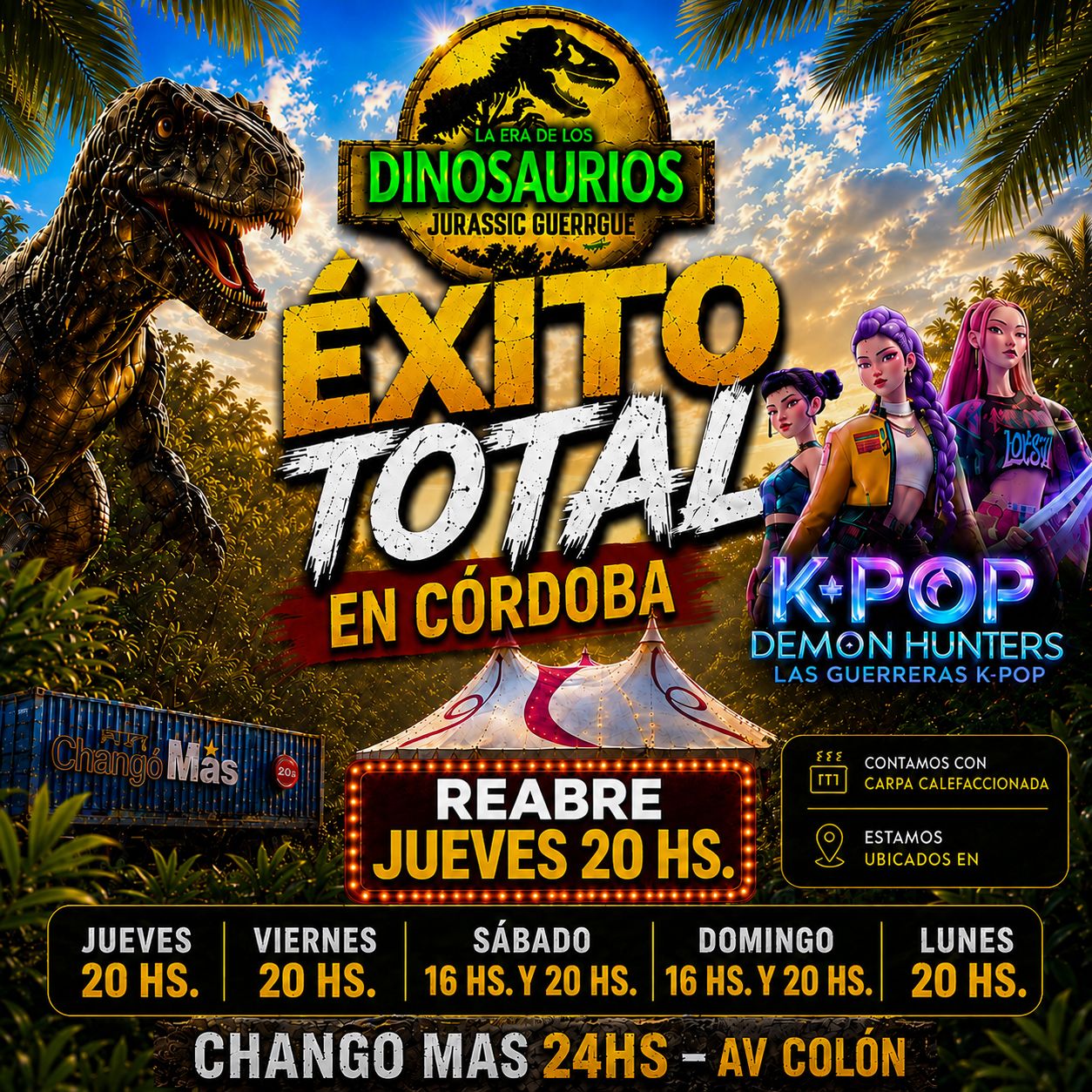 El gran éxito del circo Gueorgue se perfila como uno de los eventos mas convocantes de las vacaciones de invierno